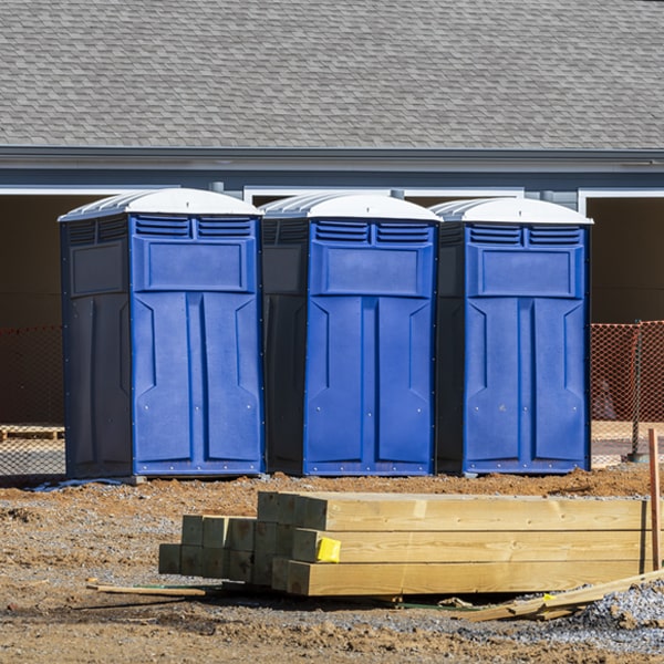 can i customize the exterior of the porta potties with my event logo or branding in Benjamin Perez